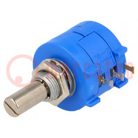 Potentiometer: axial; multiturn; 10kΩ; 2W; ±5%; 6,35mm; linear; IP40