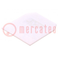 End/partition plate; white; Width: 1mm; polyamide; -25÷100°C