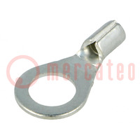 Tip: ring; M6; 0.25÷1.5mm2; crimped; for cable; non-insulated
