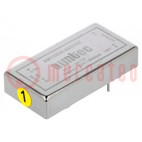 Convertidor: DC/DC; 10W; Uentr: 9÷36V; Usal: 3,3VDC; Isal: 2A; DIP24