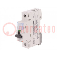 Circuit breaker; 230VAC; Inom: 4A; Poles: 1; for DIN rail mounting