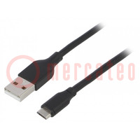 Cable-adapter; 450mm; USB; male,USB A