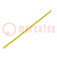 Heat shrink sleeve; glueless; 2: 1; 1.6mm; L: 1m; yellow-green