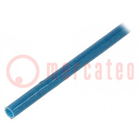 Elektromosan szigetelő cső; üvegszál; kék; -20÷155°C; Øbelső: 3mm