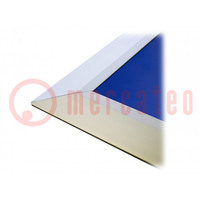 Adhesive mat frame; 813x1295mm; Thk: 76mm; aluminium
