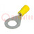 Tip: ring; M10; Ø: 10.5mm; 4÷6mm2; crimped; for cable; insulated