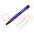 Tool: brush; fiberglass; L: 120mm; Ø: 4mm; FIBERREFILL