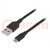 Câble-adaptateur; 450mm; USB; mâle,USB A