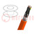 Wire: servo drive; MOTIONLINE® PREMIUM; 4G1.5mm2; orange; Cu; PUR