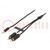Kabel; Jack 3,5mm stekker,RCA-stekker x2; 10m; zwart; PVC