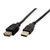 ROLINE USB 2.0 Kabel, Typ A-A, ST/BU, schwarz, 1,8 m