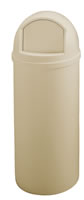 Abfallbehälter Marshal ® Stahl Container , Inhalt 95 Liter , beige