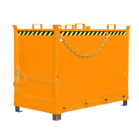 Stapler-Anbaugeräte Klappbodenbehälter orange RAL 2000 100 x 180 x 146 cm