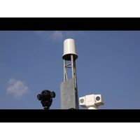 Radar civil de cobertura circula 360º con cobertura de 400 m de diametro.
