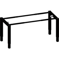 Produktbild zu Struttura tavolo 4-LEG STRONG regol.gamba elettrica H 680-1180mm, nero