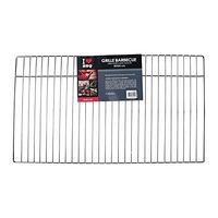 I LOVE BBQ - GRILLES DE CUISSON BARBECUE ET FUMOIR - GRILLE DE BARBECUE SIMPLE, GRILLE BARBECUE RECTANGULAIRE, GRILLE BBQ 62X35