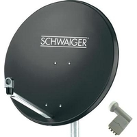 SCHWAIGER SAT-ANLAGE SIN RECEIVER 4 SPI9961SET9 80CM