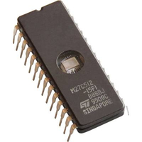 STMICROELECTRONICS MEMORIA IC M27C512-DIP28W CDIP-28 EPROM 512 KBIT 64 K X 8