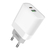 XO GSM105529 CHARGEUR D'APPAREILS MOBILES GRIS, BLANC SECTEUR INTÉRIEURE L64 + USB-C