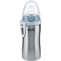 NUK Trinkflasche Active Cup Edelstahl 215ml blau