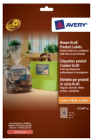 Avery Brown Kraft Product Labels Bruin