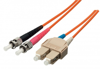 Digital Data Communications 252338 cavo a fibre ottiche 20 m ST SC OS2 Nero, Grigio, Arancione, Rosso