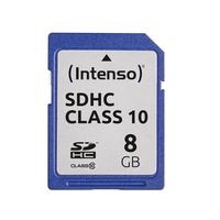 Intenso 3411460 memoria flash 8 GB SDHC Classe 10