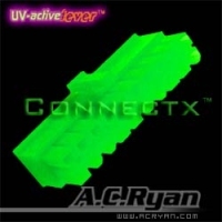 AC Ryan Connectx™ ATX20pin Female - UVGreen 100x Zielony