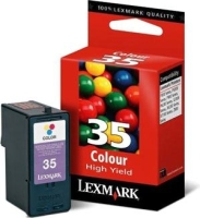 Lexmark №35 High Yield Color Ink Cartridge cartouche d'encre 1 Cartridge Original Cyan, Magenta, Jaune