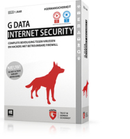 G DATA Internet Security, 1PC, 1 Year, Box Antivirusbeveiliging Nederlands 1 jaar