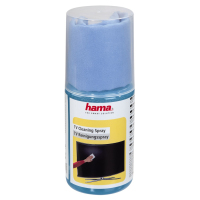 Hama | Spray de limpieza para pantallas de 200 ml y paño de microfibra 20x20 cm