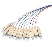 Tecline 39979612 Glasvezel kabel 2 m SC OS2 Meerkleurig