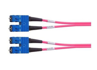 Telegärtner L00880C0010 InfiniBand/fibre optic cable 1 m 2x SC OM3 Black, Blue, Pink