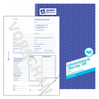 Avery 506 Verwaltungsbuch Blau, Weiß