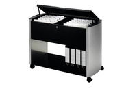 Durable 3080121 Dateiablagebox Polyester Holzkohle, Silber