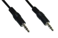 Kindermann 5767000001 Audio-Kabel 10 m 3.5mm Schwarz