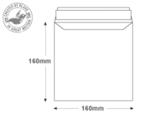 Blake Creative Senses Wallet Peel and Seal Translucent White 160×160mm 100gsm (Pk 100)