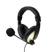 LogiLink HS0011A écouteur/casque Avec fil Arceau Appels/Musique Noir