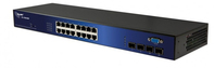 ALLNET ALL-SG8420M Vezérelt L2 Gigabit Ethernet (10/100/1000) 19U Fekete
