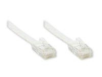 Alcasa 805U-F003W Netzwerkkabel Weiß 0,25 m Cat5e U/UTP (UTP)