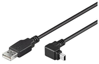 Microconnect USBAMB52A USB-kabel 1,8 m USB 2.0 USB A Mini-USB B Zwart