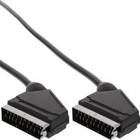 InLine 89972 SCART-kabel 2 m Zwart