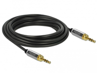 DeLOCK 85788 audio kabel 5 m 3.5mm Zwart, Grijs