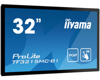 iiyama ProLite TF3215MC-B1 monitor komputerowy 81,3 cm (32") 1920 x 1080 px Full HD LED Ekran dotykowy Kiosk Czarny