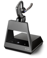 POLY 5200 Office Headset Vezeték nélküli Fülre akasztható, Hallójárati Iroda/telefonos ügyfélközpont Bluetooth Fekete