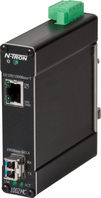 Red Lion 1002MC-LX-10 netwerk media converter 1000 Mbit/s 850 nm Single-mode Zwart