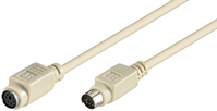 Goobay PS/2 Keyboard and Mouse Extension Cable, 2 m