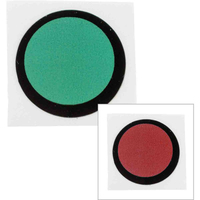 Brady TIL-11-43C-DIA self-adhesive label Circle Permanent Green, Red 10 pc(s)