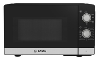 Bosch Serie 2 FFL020MS2 microondas Encimera Solo microondas 20 L 800 W Negro, Acero inoxidable