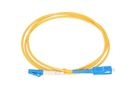 Extralink EX.12288 kabel optyczny 1 m LC SC FTTH G.652D Żółty